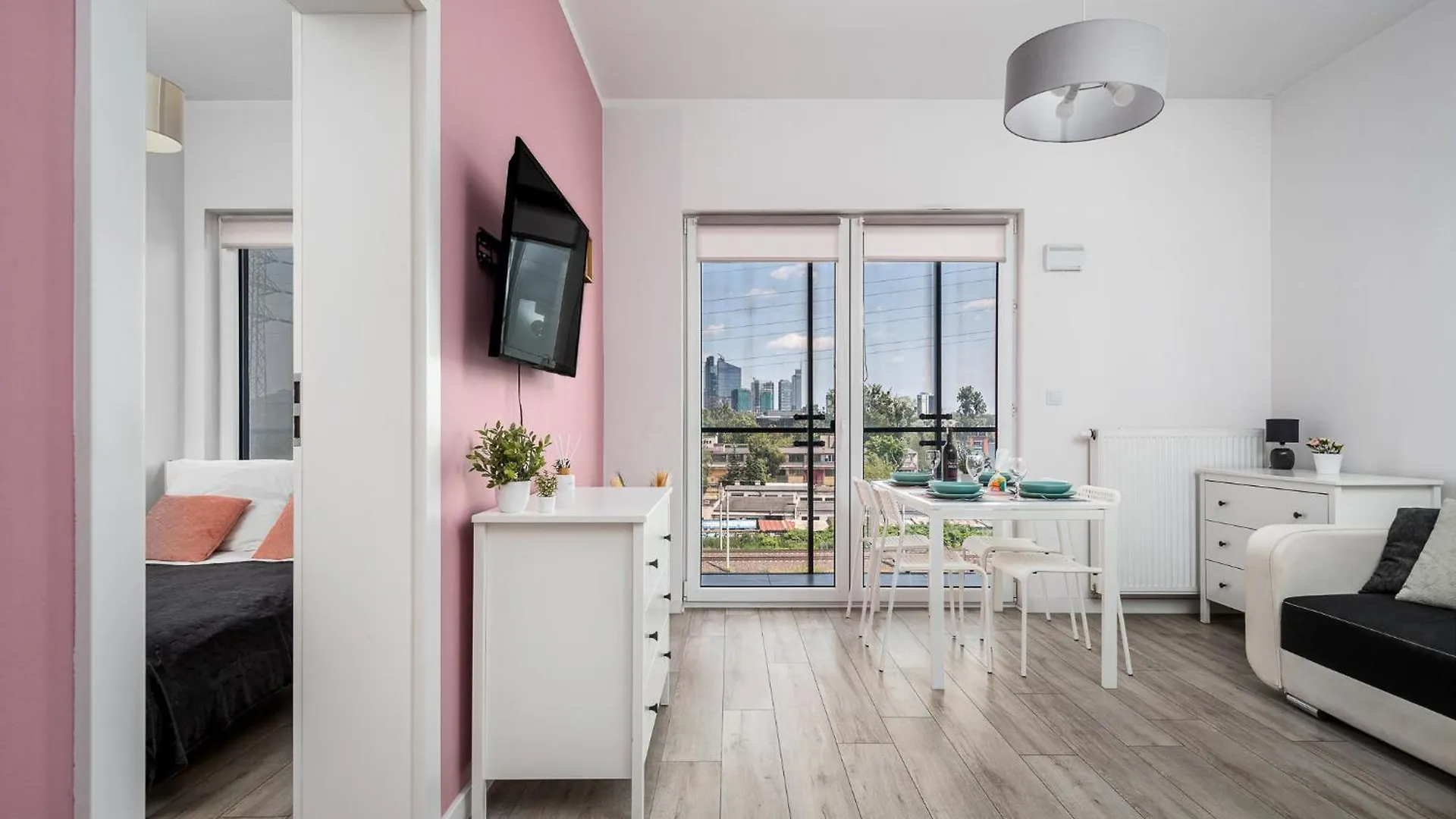 Appartement Apart D&K Free Parking Aleja Prymasa Tysiaclecia 83A à Varsovie Pologne
